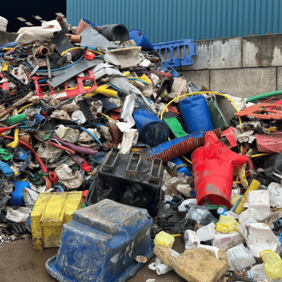 Plastic pile Plastic pile