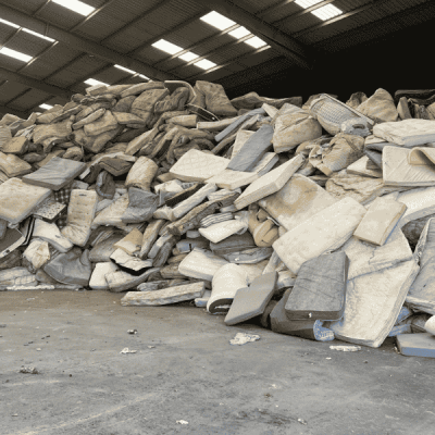 Mattress9 Mattresses ready for recycling