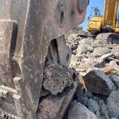 original concrete Original aggregate material